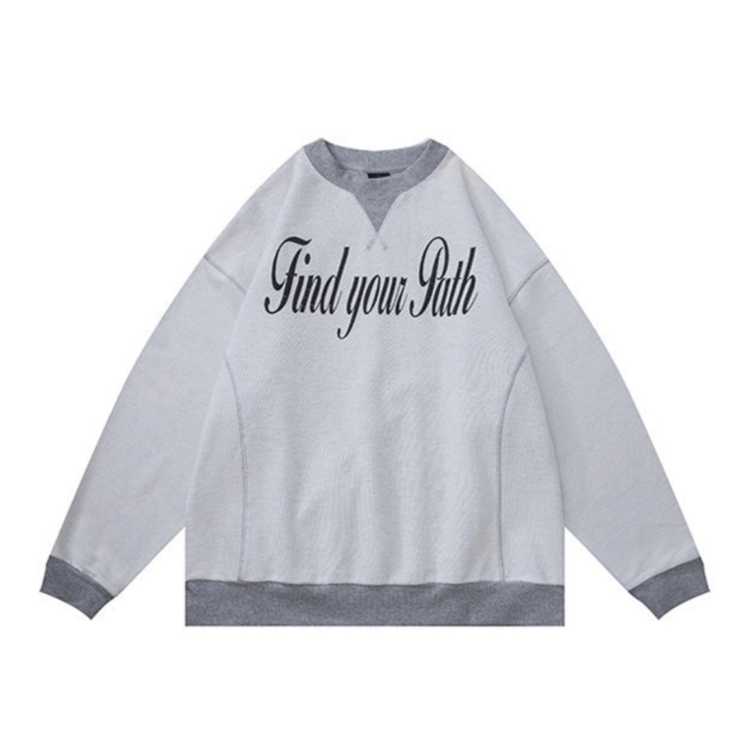 インサイドアウト　ロゴ　クルーネックスウェット　N994