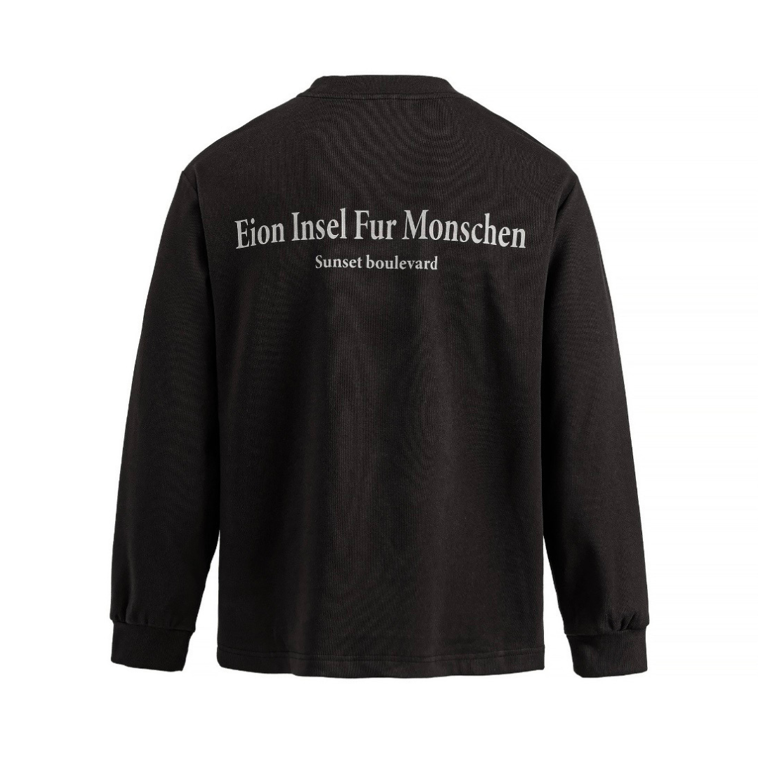 【Eion Insel】ストレッチ　ポリエステル　長袖Tシャツ　N1725