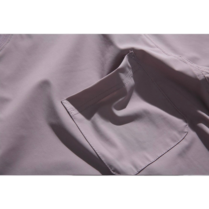 ストレッチナイロン　サイドジップポケット　Tシャツ　N1425