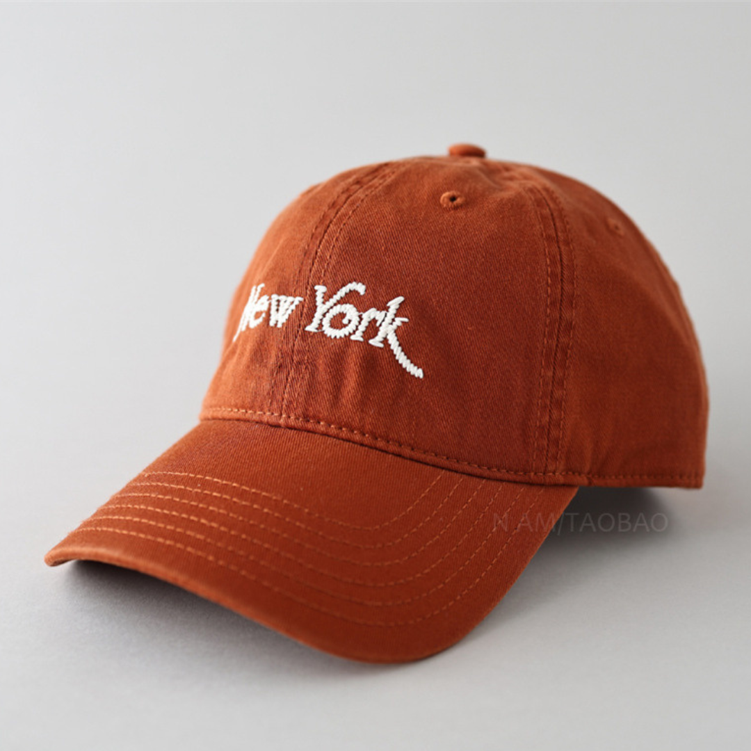 【New York】6パネル　キャップ　N474