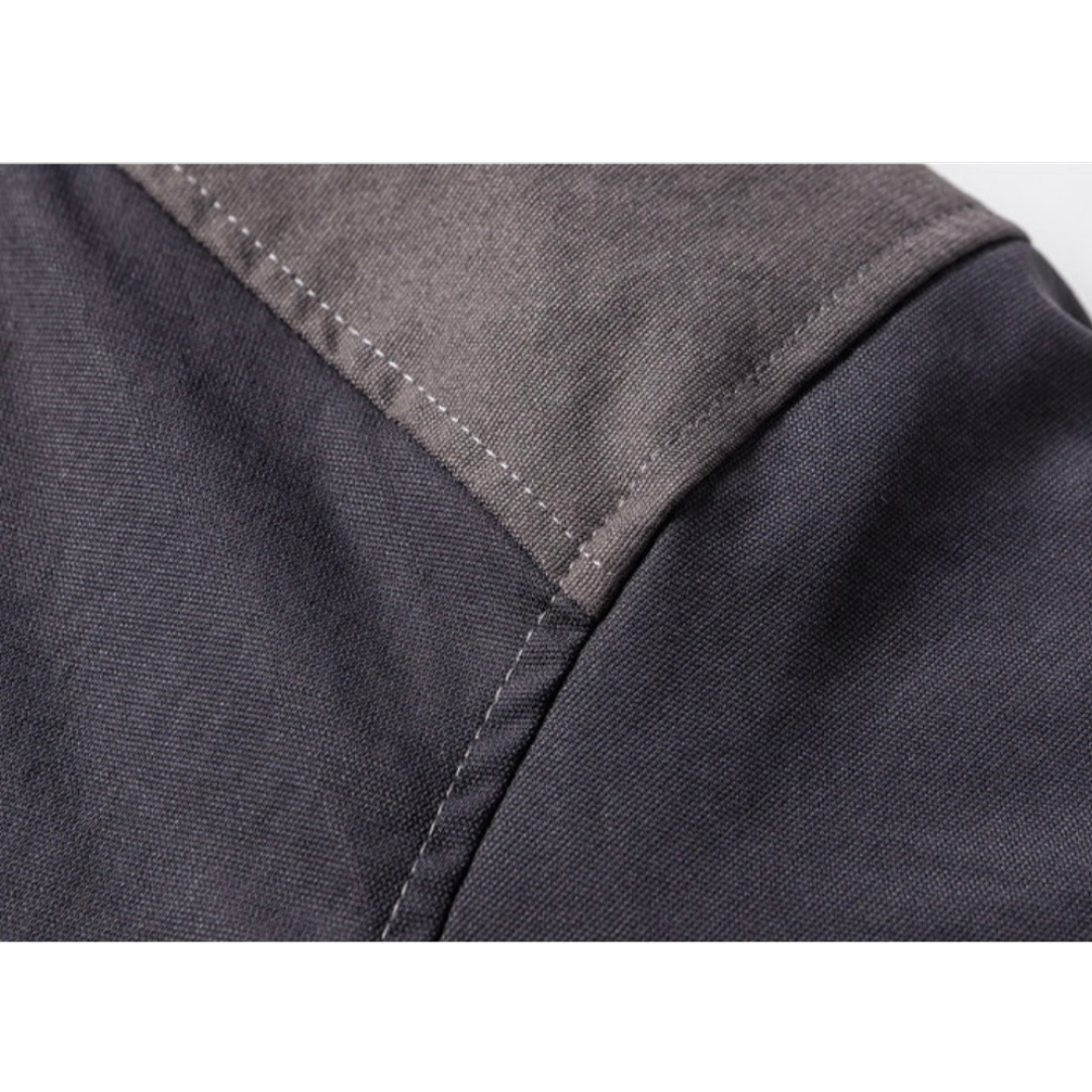 ライナーキルティング　バイカラー　フードジャケット　N911