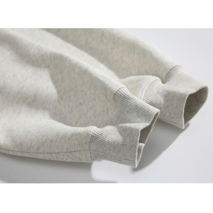 ハーフボタン　スウェット　フードプルオーバー　N1069