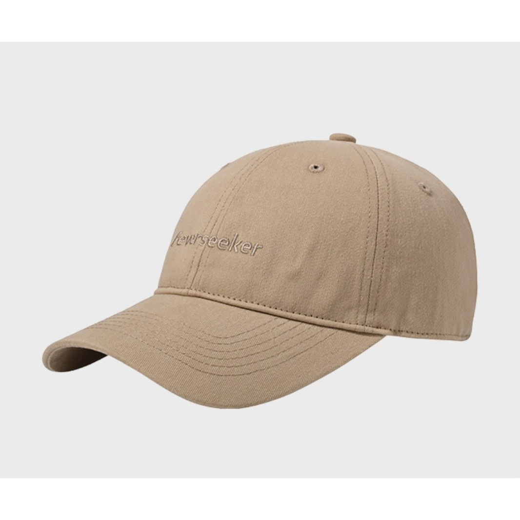 [feverseeker] Logo Cap N1303 カーキベージュ