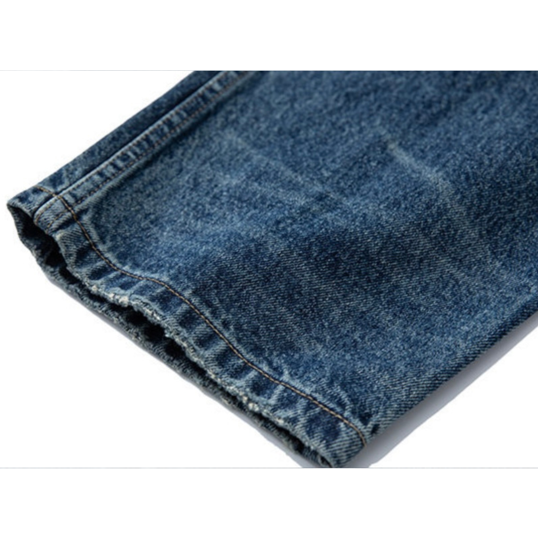 ダメージデニム　ワイド　パンツ　N991