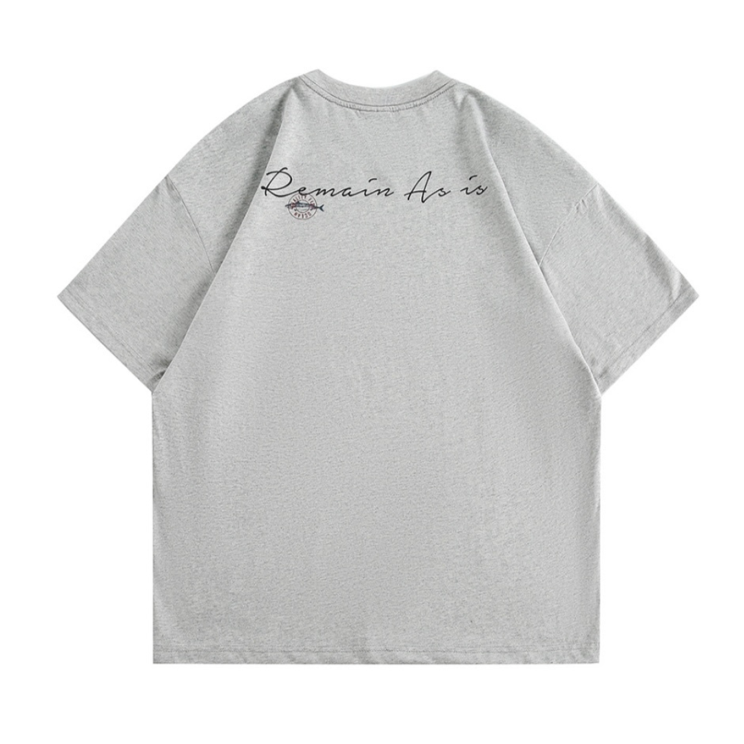 【Remain As is】レタード　プリントTシャツ　N328
