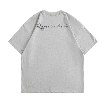 【Remain As is】レタード　プリントTシャツ　N328