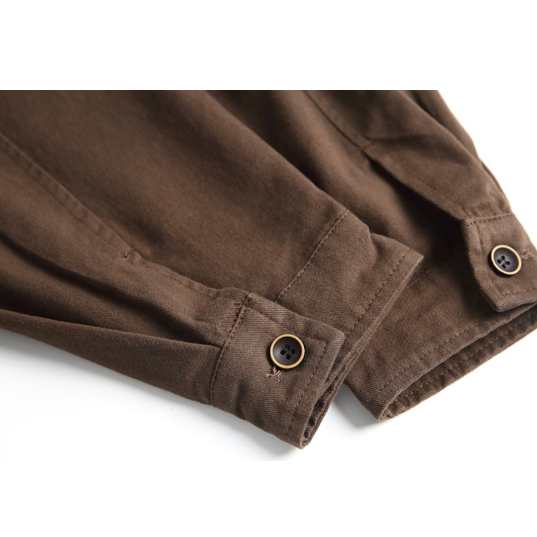 フェイクレイヤード　キモノ　スタンドカラージャケット　N1102