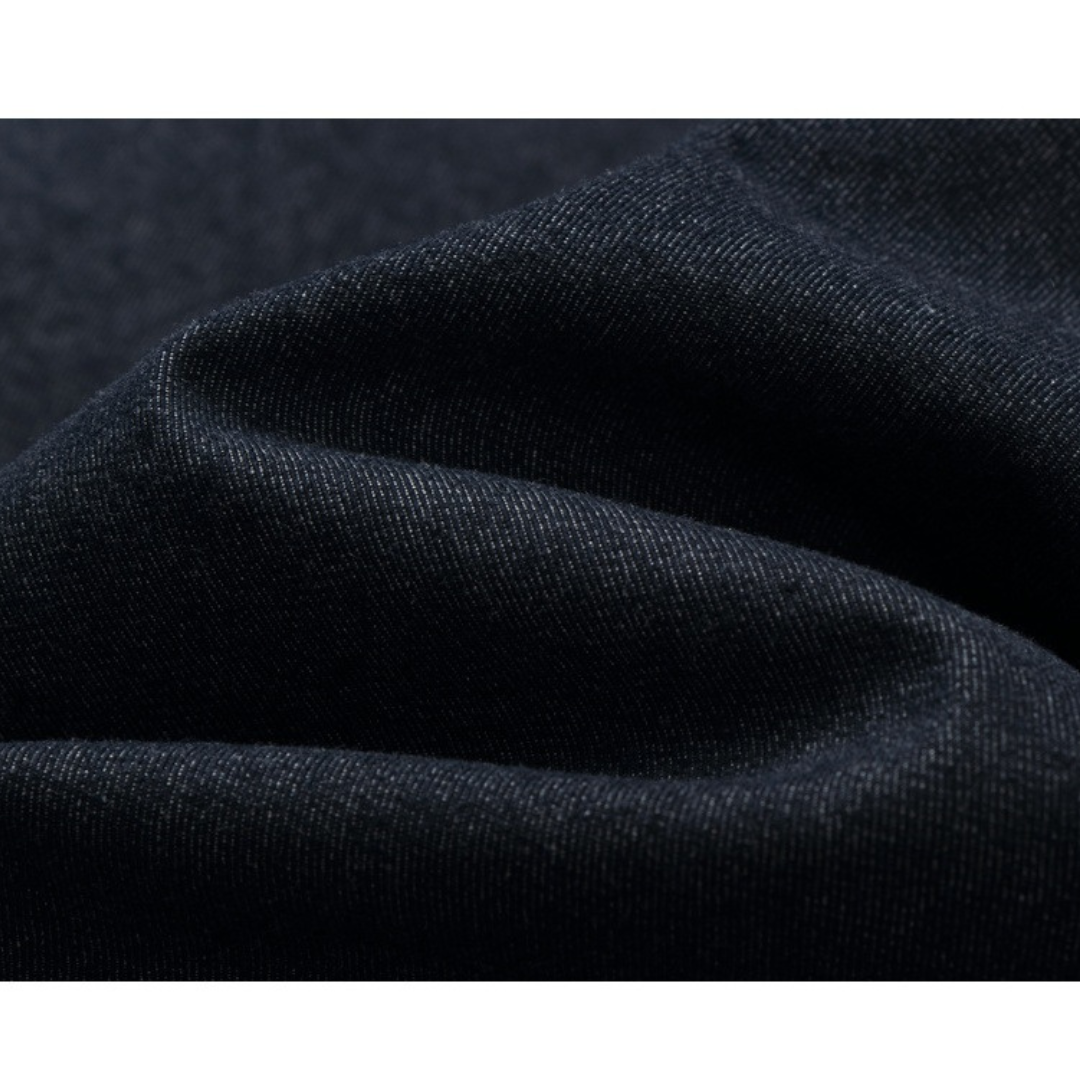 ストレッチデニム　スタンドカラー　ZIPジャケット　N1149