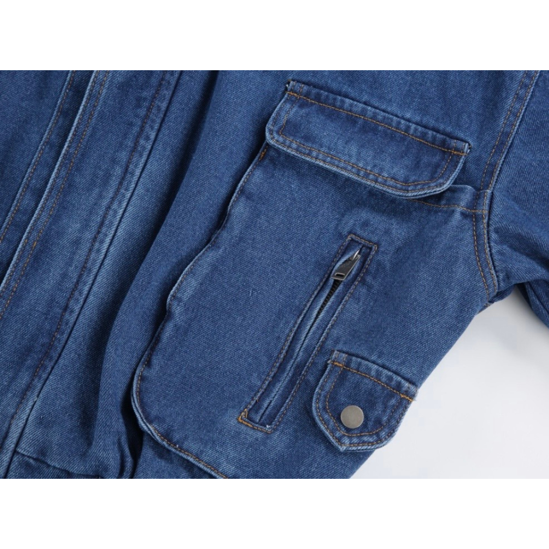 ストレッチコットン　マルチポケット　ジャケット　N1266