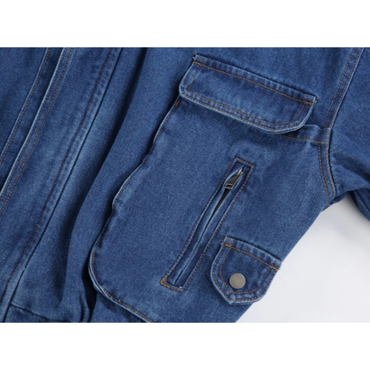 ストレッチコットン　マルチポケット　ジャケット　N1266