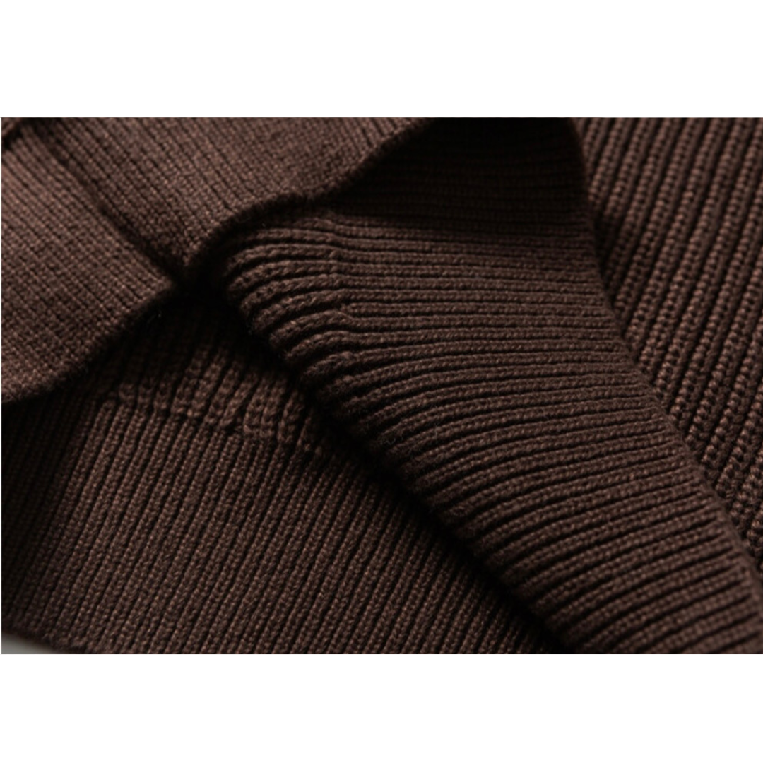リブニット　ポロシャツ　N611