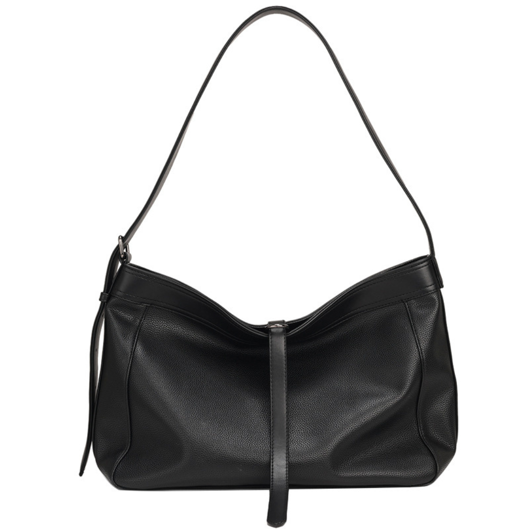 PUレザー　ラインストラップ　ショルダーバッグ　N1150