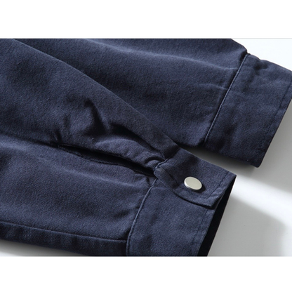 PUレザーカラー　ジャケット　N1139