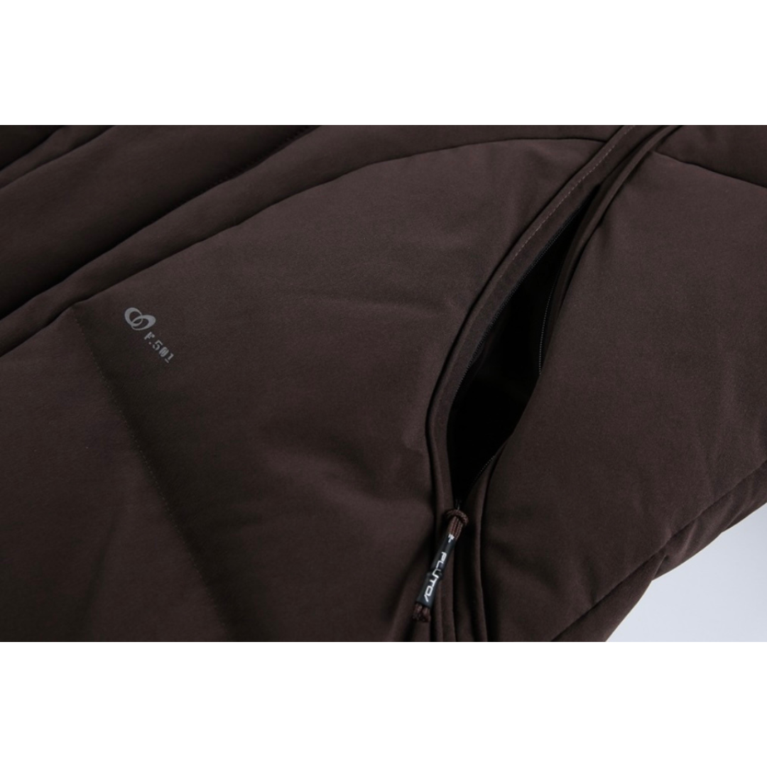 ダウン　ハイネックフード　ジャケット　N954