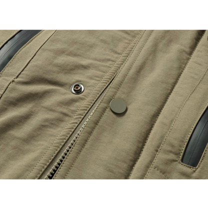 コットンナイロン　パテッド　フードジャケット　N927