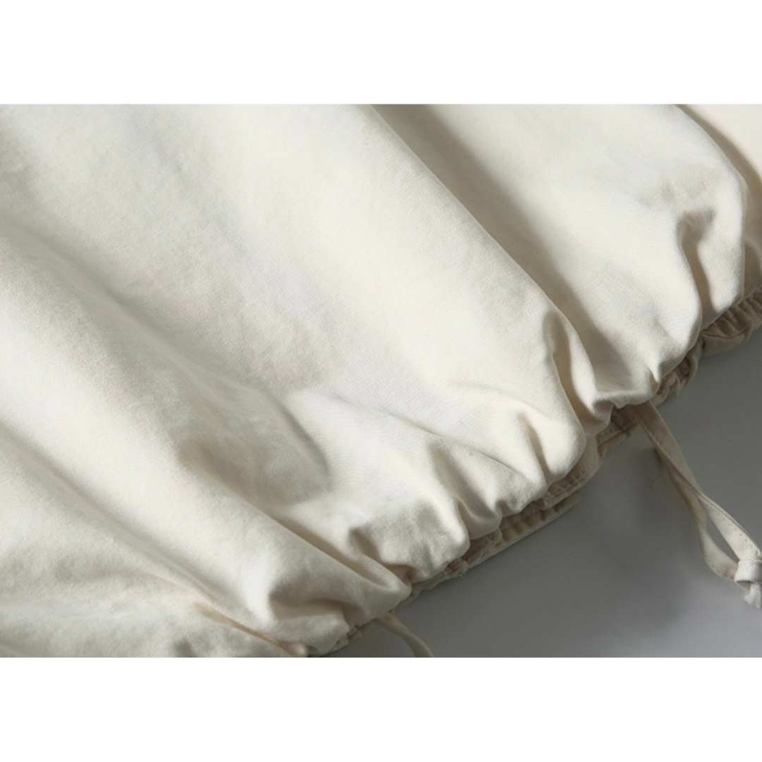 コンパクトツイル　PUレザーカラー　ジャケット　N1140