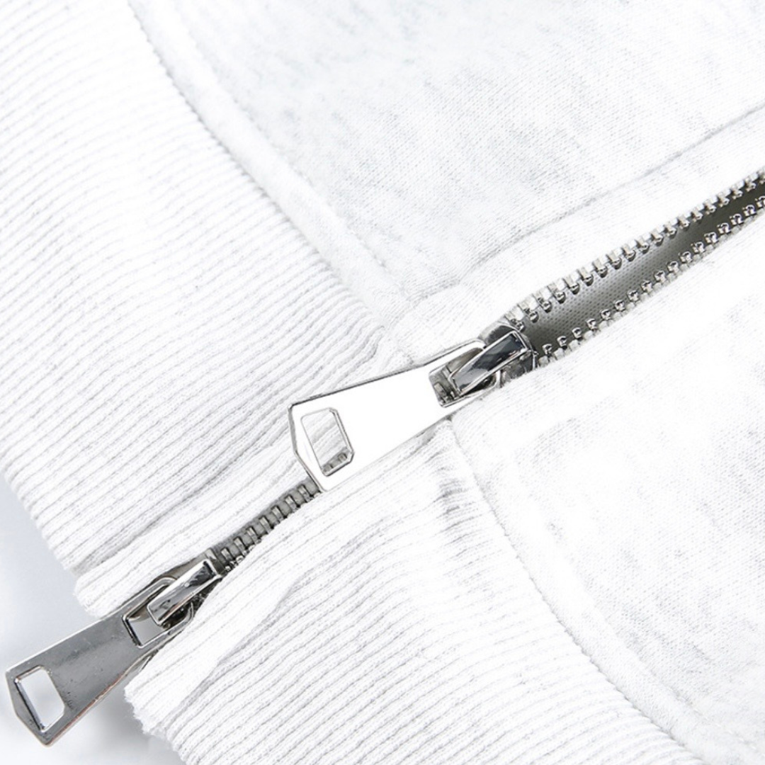 ヘビーウェイト　ダブルジップ　スウェットパーカー　N1147