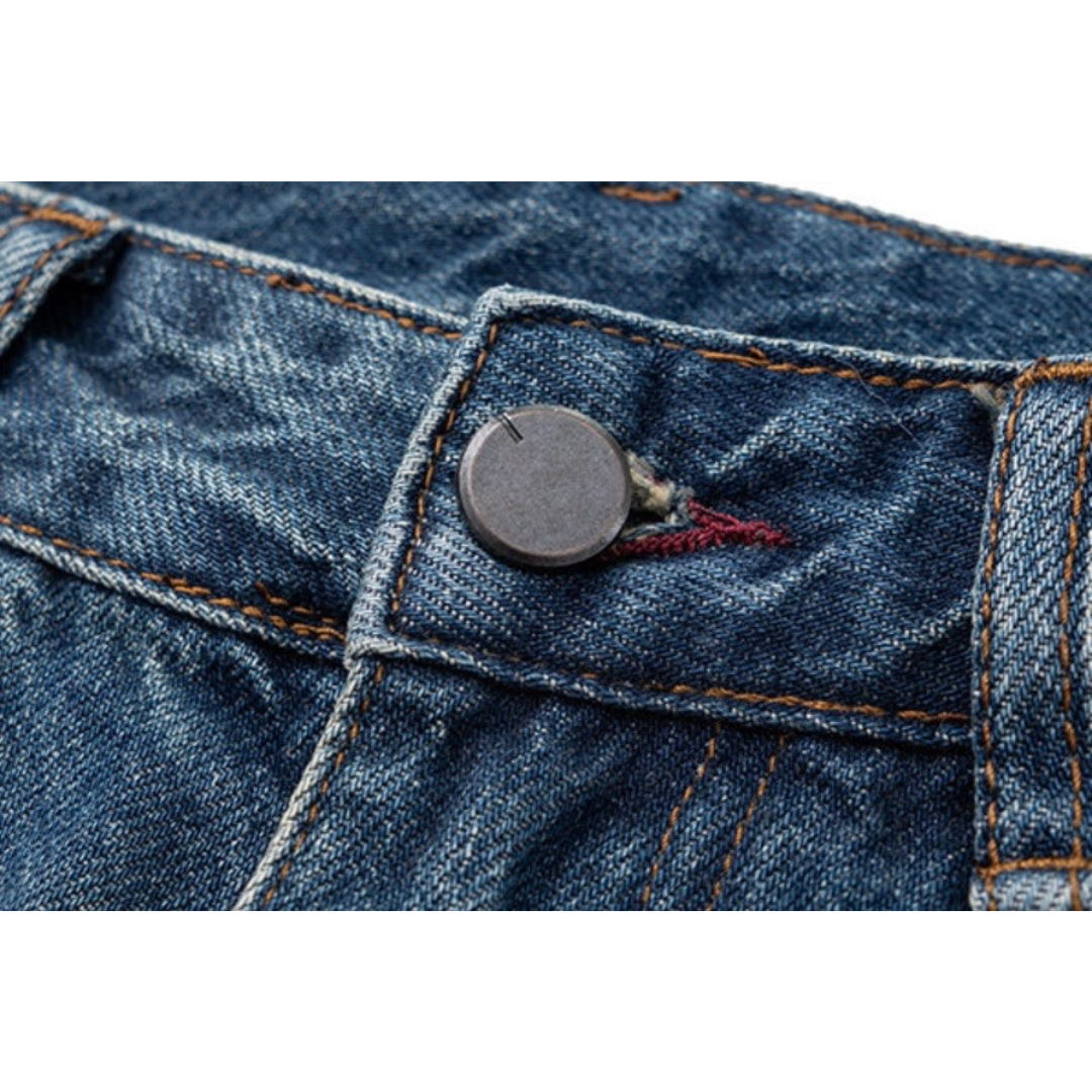 ダブルニー　ブロークンデニム　ワイドパンツ　N1245