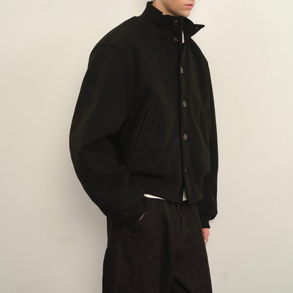 ライナーキルティング　スタンドカラー　ジャケット　N935