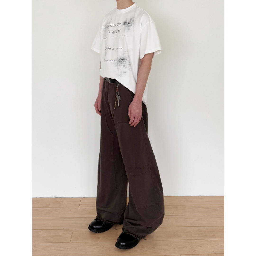 【I MADE ME】ダーティ　プリントTシャツ　N237