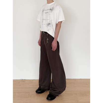 【I MADE ME】ダーティ　プリントTシャツ　N237