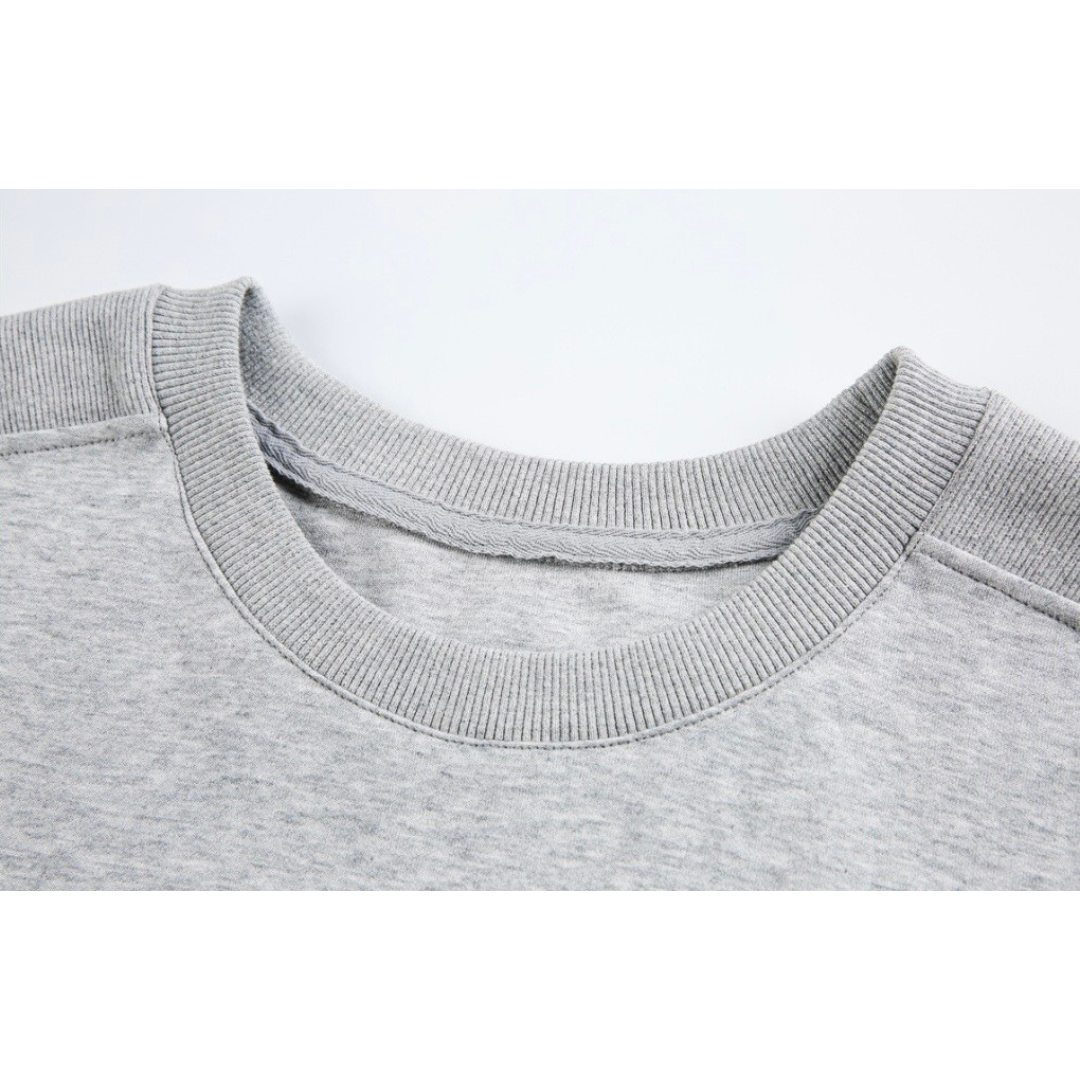 フェイクレイヤード　変形ラグランスリーブ　Tシャツ　N1551