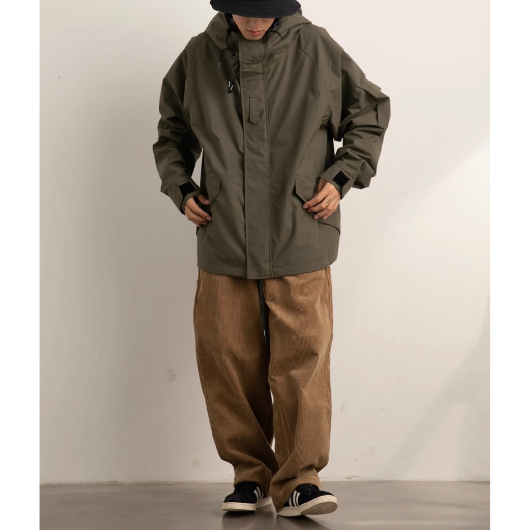 ユーティリティ　ミリタリー　フードジャケット　N929