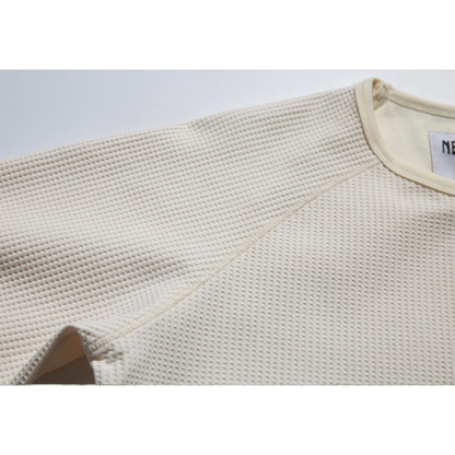 速乾ワッフル　長袖Ｔシャツ　N1232