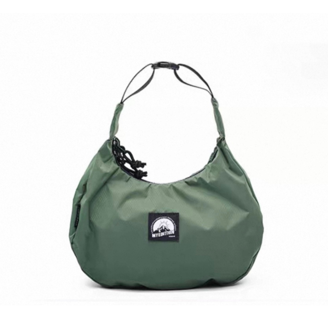 Nylon Utility Mini Shoulder Bag N459 Dark Green