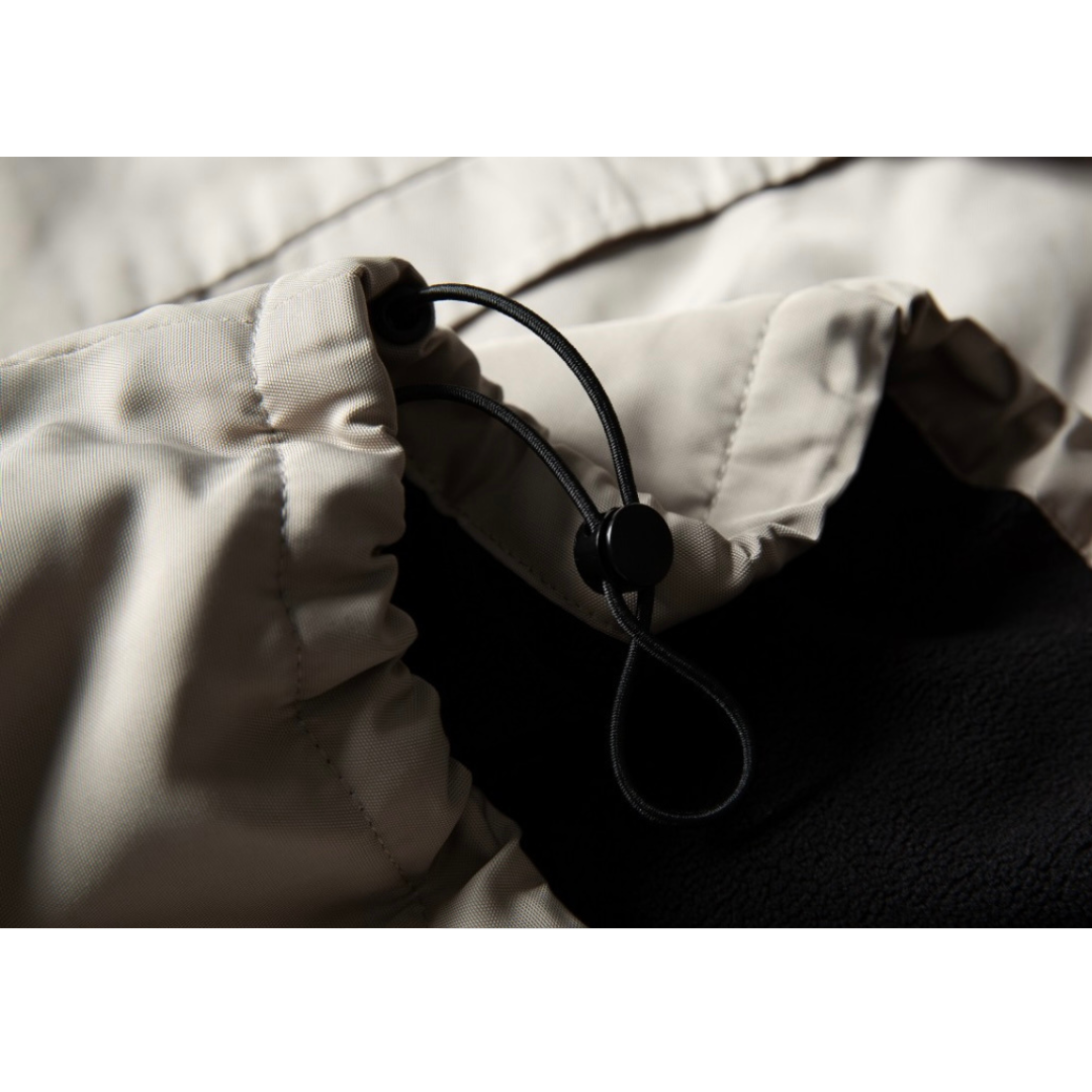 フリースライナー　バイカラー　フードジャケット　N896