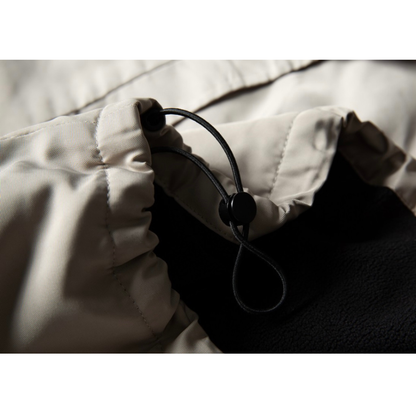 フリースライナー　バイカラー　フードジャケット　N896