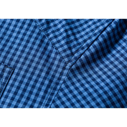 ブロード　ギンガムチェック　ボタンダウンシャツ　N1226