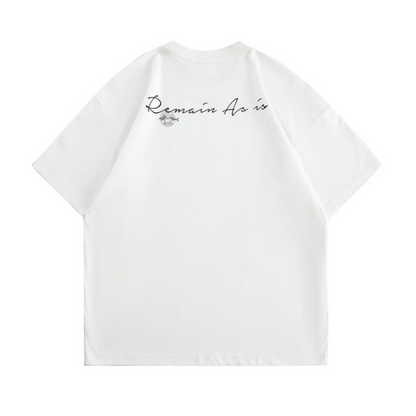【Remain As is】レタード　プリントTシャツ　N328