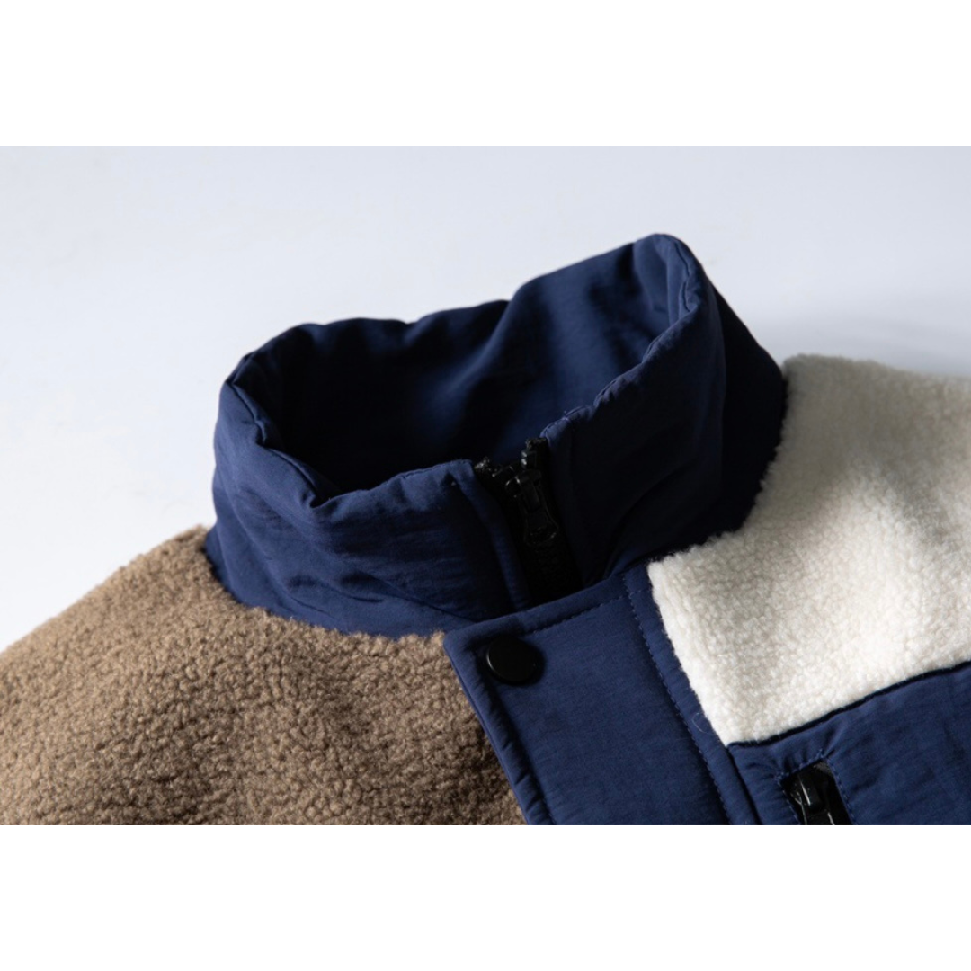 キルティングライナー　クレイジー　フリースジャケット　N947