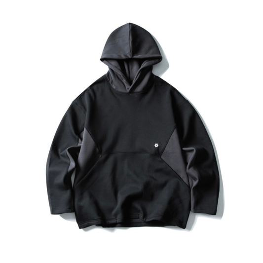 ストレッチ　ポリコットン　フードパーカー　N980