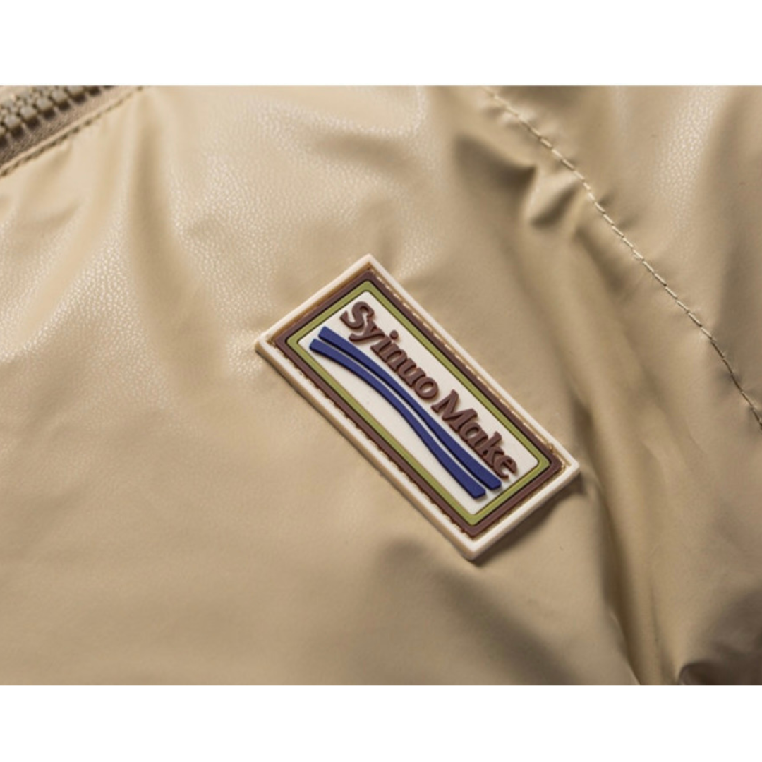 リバーシブル　スタンドカラー　パテッドベスト　N909