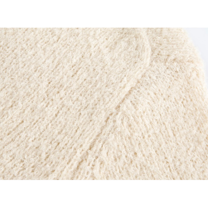 ブークレ　ハーフジップ　ニット　N931