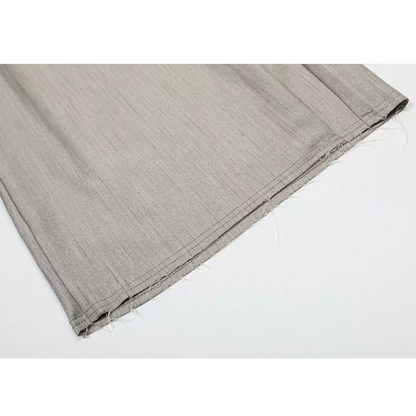 カットオフ　ストレッチ　ワイドクロップドパンツ　N509