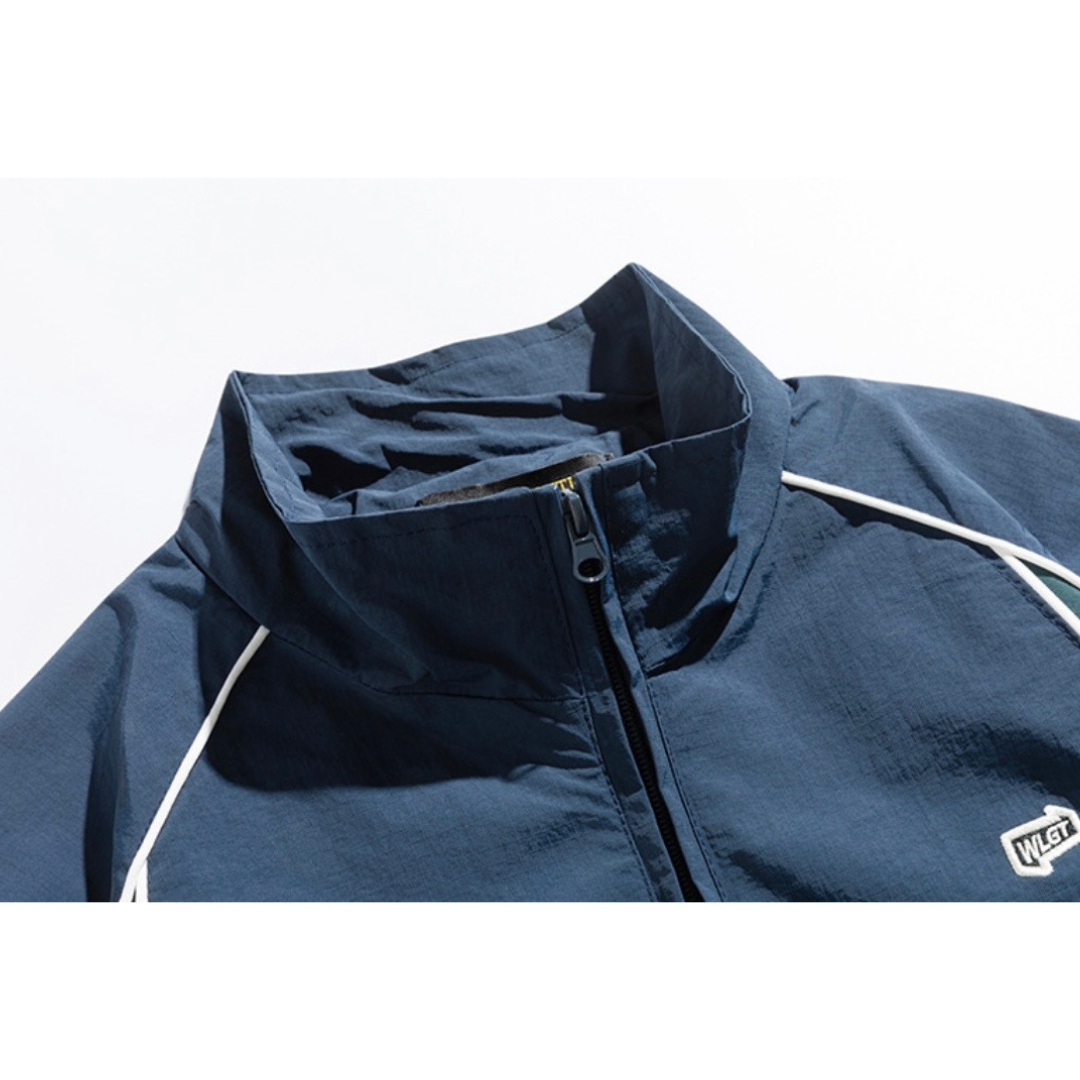 バイカラー　ナイロン　トラックジャケット　N1212