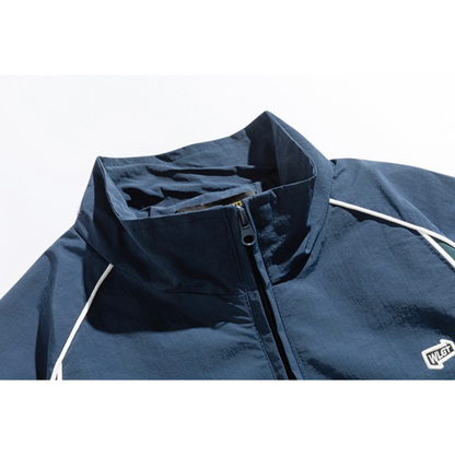 バイカラー　ナイロン　トラックジャケット　N1212