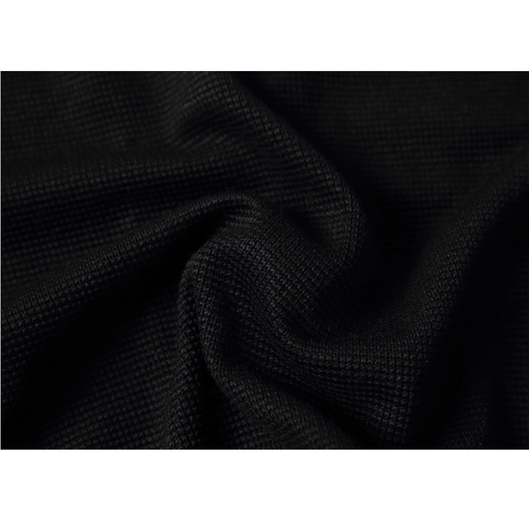 ストレッチポリエステル　ジップカーディガン　N1091