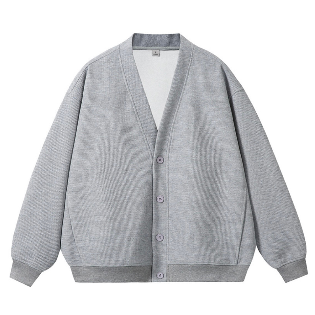 ワッフル裏毛　カーディガン　N1283