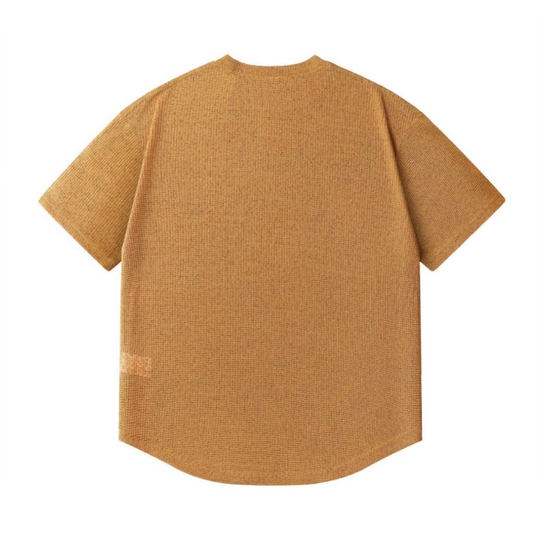 速乾ポリエステル　ラウンドヘム　ニットTシャツ　N1538