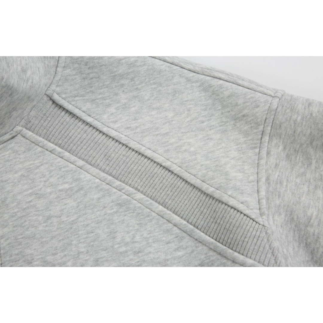 ショルダーライン　ハーフジップ　スウェット　N1265