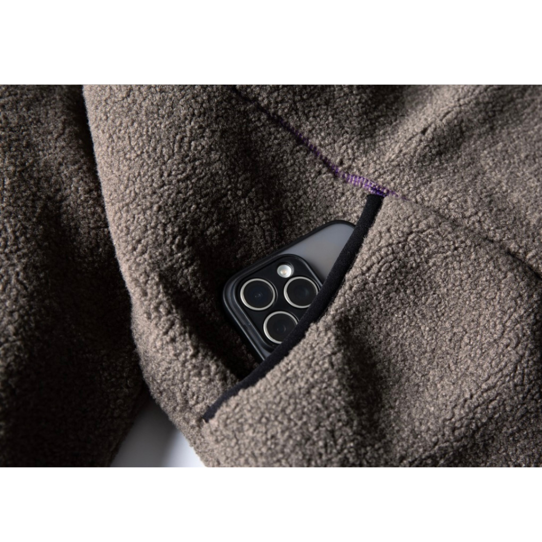 ライナーキルティング　フリース　スタンドカラージャケット　N895