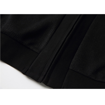 ストレッチポリエステル　ジップカーディガン　N1091