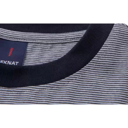 ★プリント　ミジンボーダー　Tシャツ　N157