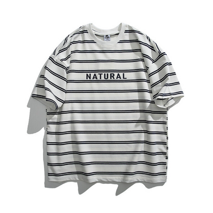 【NATURAL】ロゴ　プリントTシャツ　N236
