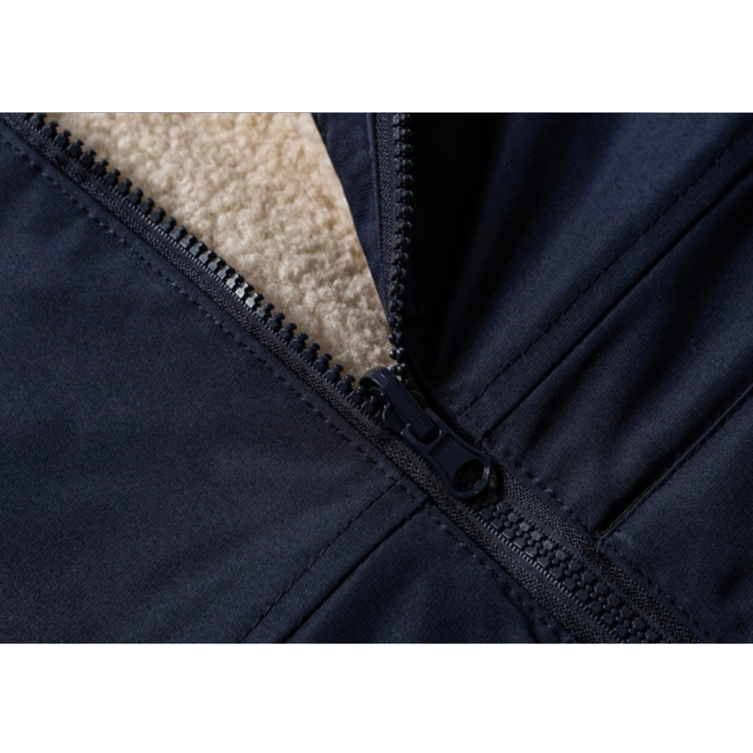 リバーシブル　バイカラー　ボアフリース　ジャケット　N912