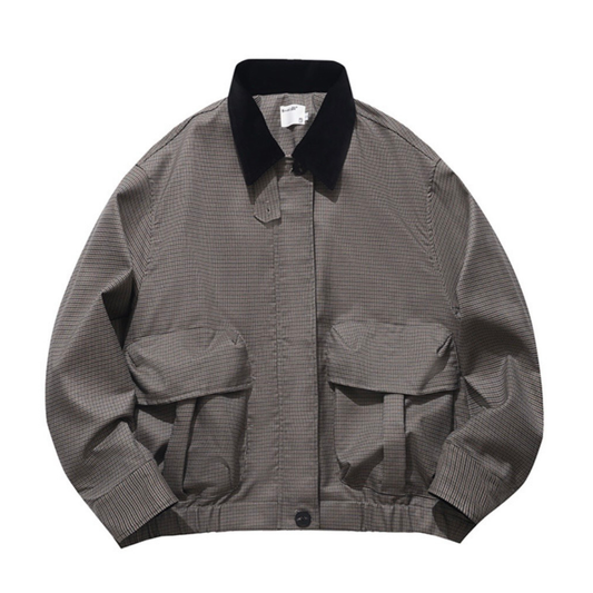 ハウンドトゥース　ハンティングジャケット　N1206